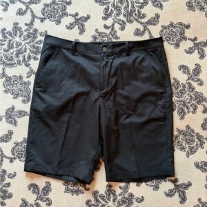Men's Black Casual Stretch Shorts
